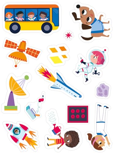 Easy Peely-Space: Out-of-this-world early learning fun! (Easy Peely - Peel, Stick, Play!) - Retail Maharaj