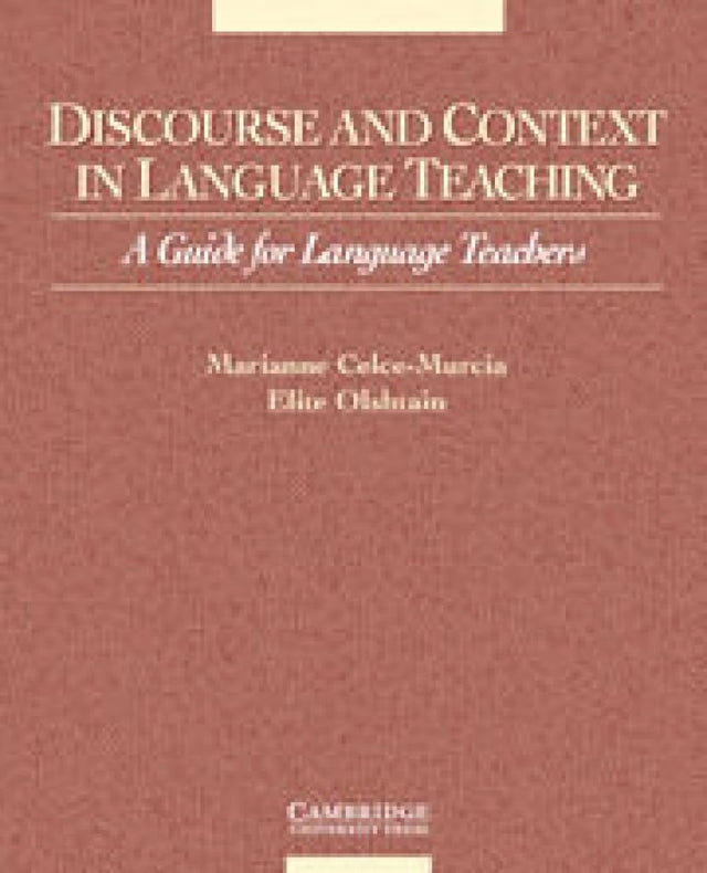 Discourse and Context in Language Teaching - Retail Maharaj