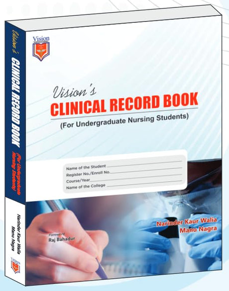 Clinical Record Book For Nursing Students | Narinder Kaur Walia • Manu Nagra | VHS - Retail Maharaj