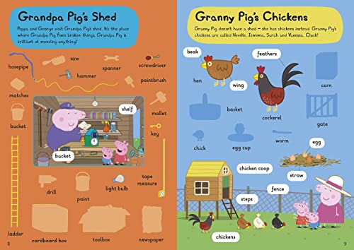 Penguin Random House Peppa Pig: 1000 First Words Sticker Book - Retail Maharaj