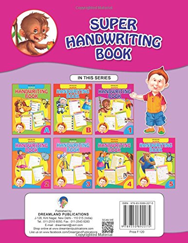 Super Handwriting Book 1 | Early Learning Handwriting Practice for Kids Ages 3-5 | 64 Pages of Alphabet Tracing, Word and Sentence Formation | Fun, Innovative Workbook to Build Writing Confidence and Motor Skills - Retail Maharaj