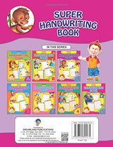 Super Handwriting Book 1 | Early Learning Handwriting Practice for Kids Ages 3-5 | 64 Pages of Alphabet Tracing, Word and Sentence Formation | Fun, Innovative Workbook to Build Writing Confidence and Motor Skills - Retail Maharaj
