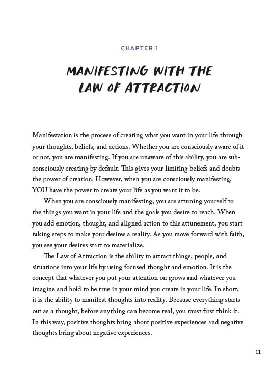 Law of Attraction Manifestation Journal: A Guided Journal for Manifesting Your Deepest Desires - Retail Maharaj