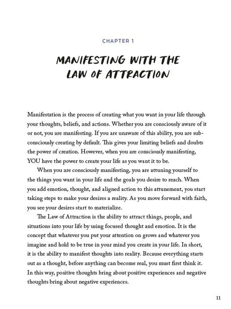 Law of Attraction Manifestation Journal: A Guided Journal for Manifesting Your Deepest Desires - Retail Maharaj