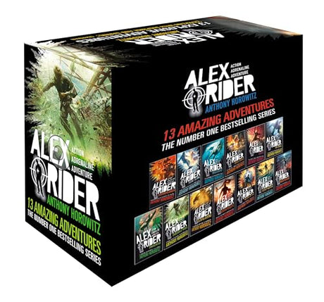 Alex Rider 13 Books Collection Boxset (Stormbreaker, Point Blanc, Skeleton Key, Eagle Strike and More) - Retail Maharaj