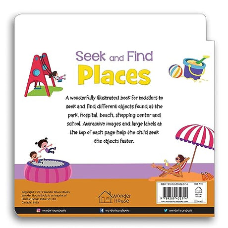 Seek And Find - Places : Early Learning Board Books With Tabs - Retail Maharaj