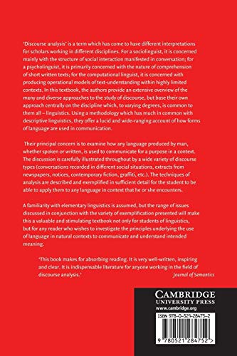 Cambridge Textbooks in Linguistics - Discourse Analysis - Retail Maharaj
