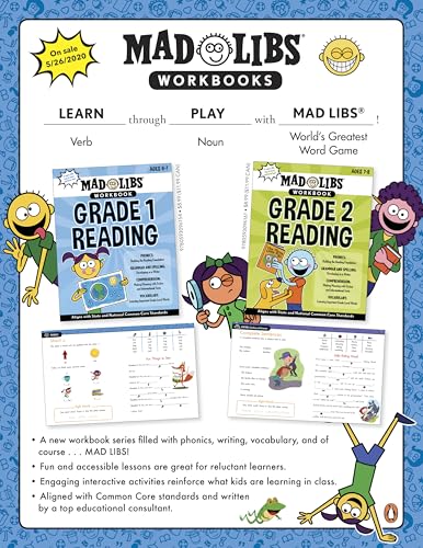 Mad Libs Workbook: Grade 2 Reading: World's Greatest Word Game (Mad Libs Workbooks) - Retail Maharaj