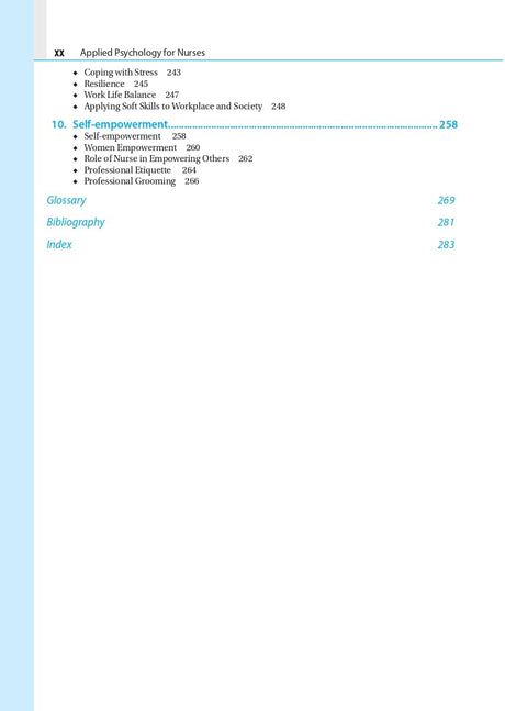 APPLIED PSYCHOLOGY FOR NURSES (SEMESTER I) - Retail Maharaj