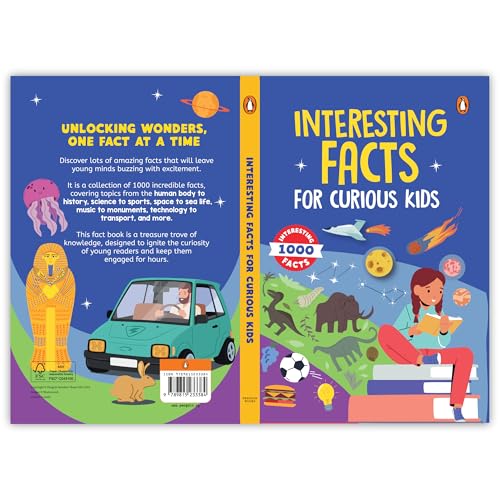 Interesting Facts for Curious Kids: 1000 Fascinating Facts about the Human Body, Animals, Space, History, Science, Technology, and more to Spark ... 5+ [Select Learning] (Penguin Early Learning) - Retail Maharaj
