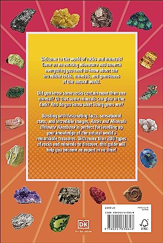 Rocks and Minerals Ultimate Handbook: The Need-to-Know Facts and Stats on More Than 200 Rocks and Minerals - Retail Maharaj