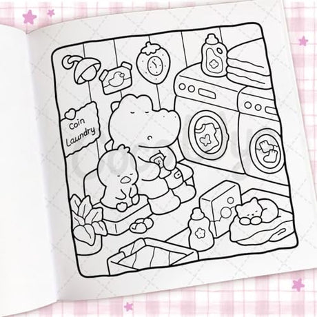 Cozy Days: A cute and comfy colouring book (Coco Wyo) - Retail Maharaj