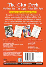 The Gita Deck: Wisdom For The Ages, From The Ages | Bhagavad Gita Teachings | Spiritual Lessons | Divine Guidance - Set of 64 Inspirational Cards - Retail Maharaj
