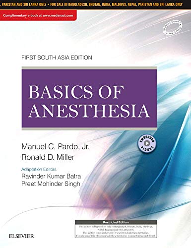 Miller's Basics of Anesthesia: First South Asia Edition - Retail Maharaj