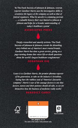 The Dark Secrets of Johnson & Johnson: Inside the Global Pharma Giant’s Scandals | From Gardiner Harris, Bestselling Author of the International Edition No More Tears - Retail Maharaj