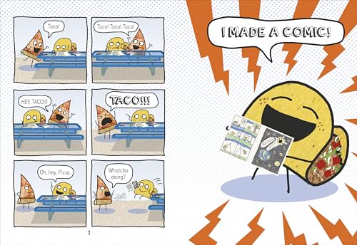 Pizza and Taco: Super-Awesome Comic!: A laugh-out-loud graphic novel for kids - Retail Maharaj
