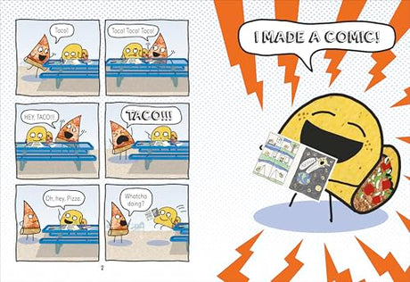 Pizza and Taco: Super-Awesome Comic!: A laugh-out-loud graphic novel for kids - Retail Maharaj