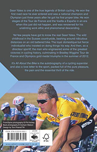 Sean Yates: It's All About the Bike: My Autobiography - Retail Maharaj