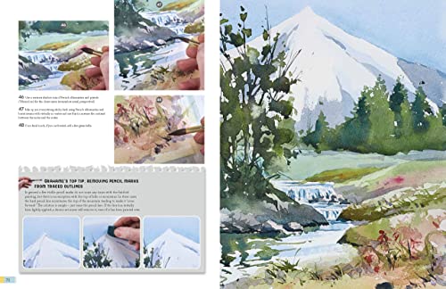 Watercolour Landscapes: 6 Easy Step-By-Step Projects to Get You Started (Anyone Can Paint) - Retail Maharaj