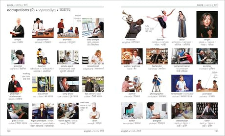 Hindi English Bilingual Visual Dictionary - Retail Maharaj