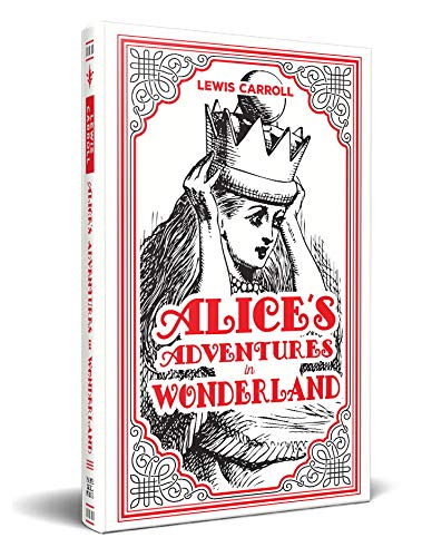 Alice's Adventures in Wonderland Lewis Carroll Classic Novel,(Down the Rabbit Hole-tale of Self Discovery and Curiosity), Ribbon Page Marker, Perfect for Gifting - Retail Maharaj