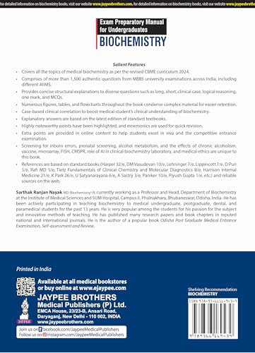EXAM PREPARATORY MANUAL FOR UNDERGRADUATES BIOCHEMISTRY - Retail Maharaj