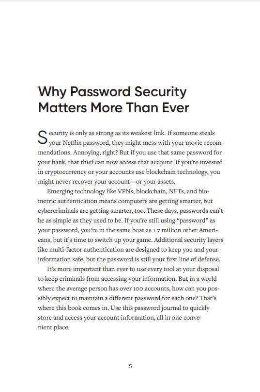 A-Z Password Book: Individual Letter Tabs to Quickly Access Login Information - Retail Maharaj
