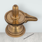 Brass Shiv Ling Idol – Shiva Lingam Statue for Pooja (2.5 Inches) - Retail Maharaj
