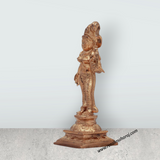 Andal Statue - 5 Inches | Panchaloha Statue/ Goda Devi Vigraham for Pooja/ 330 Gms Approx - Retail Maharaj