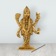 Dhanvantari Murti Standing On Base - 3 X 2 Inches | Antique Brass Idol/ Dhanvantri Murti For Home And Worship - Retail Maharaj