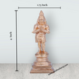 Anjaneya Statue - 4 x 1.75 Inches | Panchaloha Statue/ Standing Hanuman Statue for Pooja - Retail Maharaj