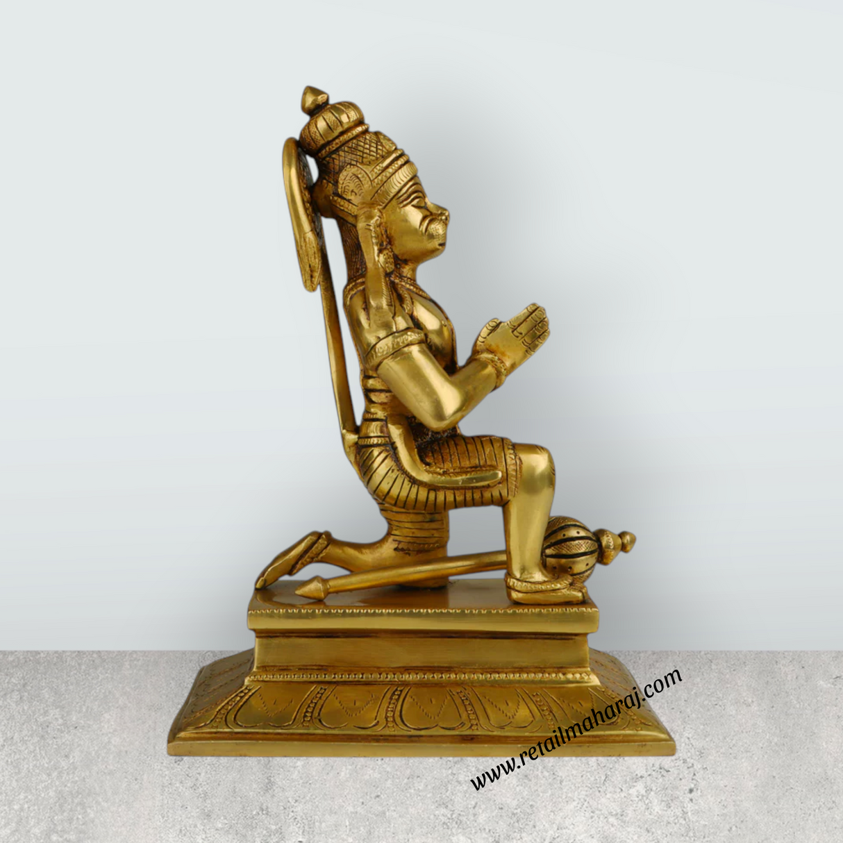 Ram Darbar Murti - 19 Inches | Antique Brass Statue/ Ram Darbar Idol/ Ram Darbar Statue for Pooja - Retail Maharaj