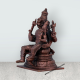 Lakshmi Narasimhar Idol - 4 x 1.5 Inches | Copper Idol/ Lakshmi Narasimha Statue for Pooja/ 700 Gms Approx - Retail Maharaj