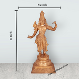 Ramar Murti Set - 18 x 8.5 Inches | Panchaloha Statue / Sita Ram Laxman Hanuman / Ram Darbar Idol for Pooja - Retail Maharaj