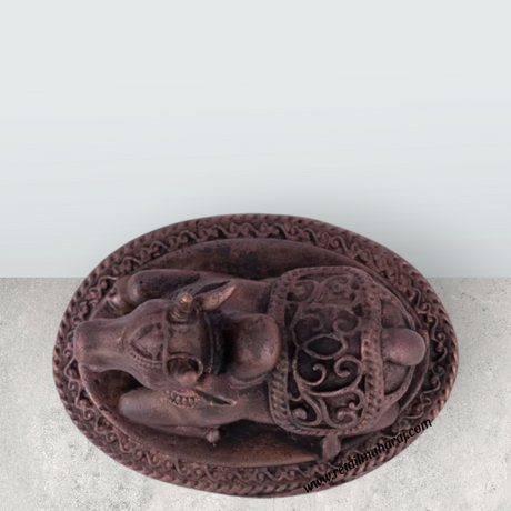 Nandi Statue – 2 x 1.25 Inches | Copper Idol/ Nandi Murti for Pooja/ 100 Gms Approx - Retail Maharaj