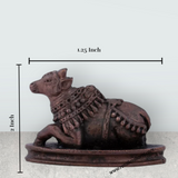Nandi Statue – 2 x 1.25 Inches | Copper Idol/ Nandi Murti for Pooja/ 100 Gms Approx - Retail Maharaj