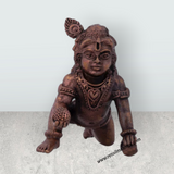 Crawling Krishna Idol – Copper Idol Krishnan Statue for Pooja - Retail Maharaj