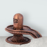 Shiv ling statue - 1.3 x 0.75 Inches | Shiva Statue/ Copper Idol for Pooja/ 65 Gms Approx - Retail Maharaj