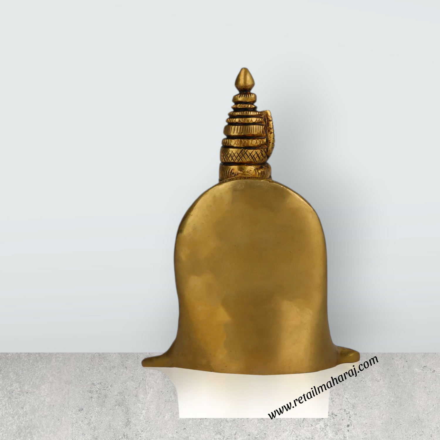 Tulja Bhavani - 6 x 4.5 Inches | Antique Brass Idol/ Tulja Bhavani Statue/ Bhavani Mata Murti for Pooja - Retail Maharaj