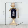 Black Shivling with Nag Dhara Pot - 3.5 Inches | Brass Idol/ Mahadev Shivling/ Shiva Lingam for Pooja - Retail Maharaj