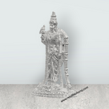 Andal Statue - Silver - 3 Inch | Copper Idol/ Goda Devi Vigraham/ Andal Idol for Pooja - Retail Maharaj