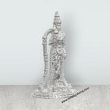 Andal Statue - Silver - 3 Inch | Copper Idol/ Goda Devi Vigraham/ Andal Idol for Pooja - Retail Maharaj
