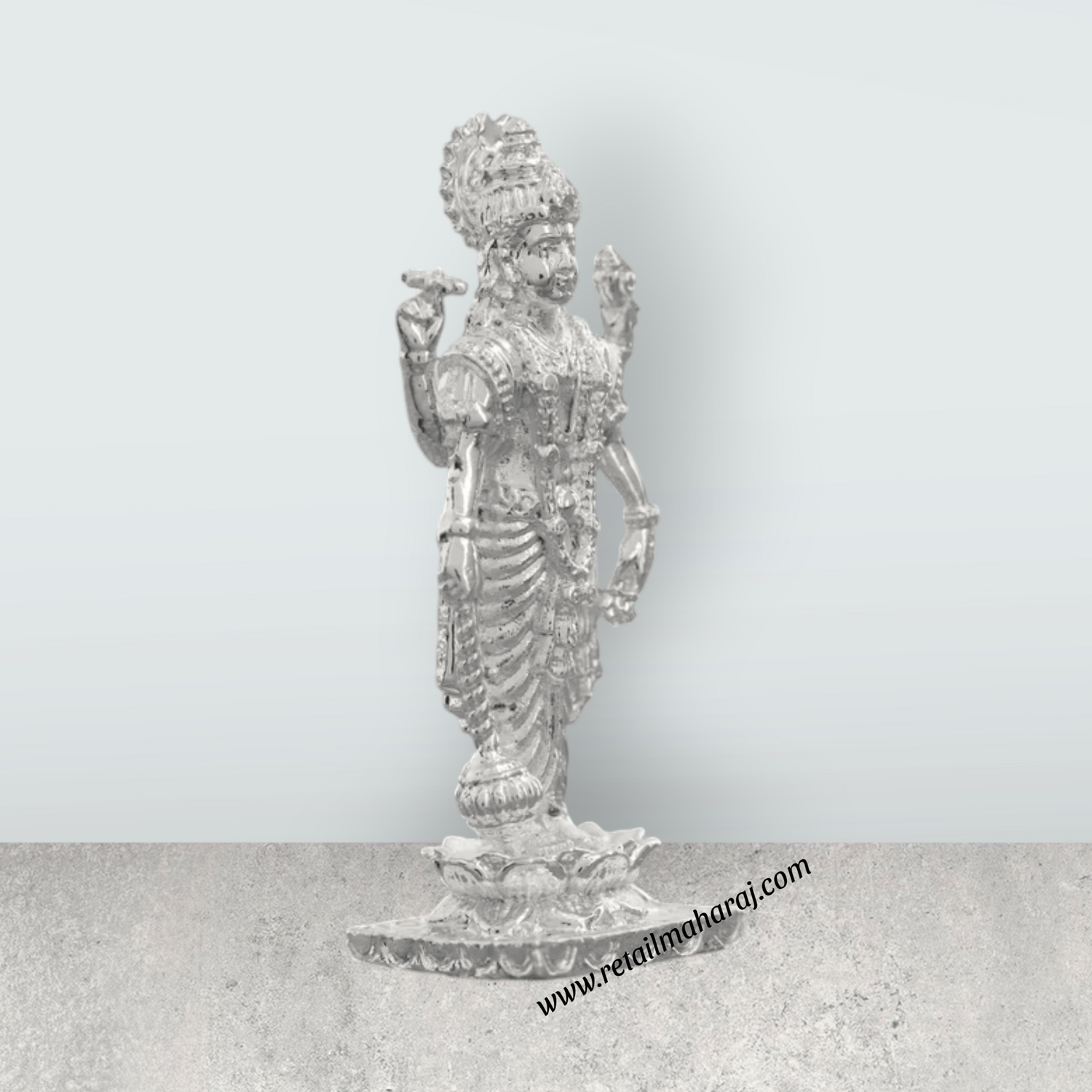 Sathya Narayana Idol - 2.75 Inches | Copper Idol/ Narayana Statue for Pooja - Retail Maharaj
