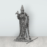 Andal Statue - Silver Antique - 3 Inch | Copper Idol/ Goda Devi Vigraham/ Andal Idol for Pooja - Retail Maharaj