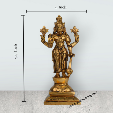 Dasavatharam Set - 9.5 Inches | Brass Idol/ Vishnu Avatar for Pooja/ 17.260 Kgs Approx - Retail Maharaj