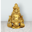 Varahi Face – 5 x 3.5 Inches | Brass Varahi Devi Face / Decorative Hanging For Temple & Home - Retail Maharaj