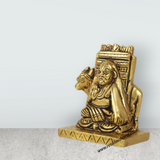 Raghavendra Swamy Idol - 2.5 Inches | Brass Idol/ Raghavendra Swamy Statue for Pooja/ 415 Gms Approx - Retail Maharaj