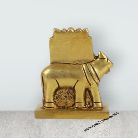 Raghavendra Swamy Idol - 2.5 Inches | Brass Idol/ Raghavendra Swamy Statue for Pooja/ 415 Gms Approx - Retail Maharaj