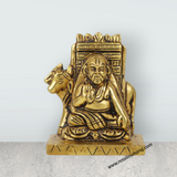 Raghavendra Swamy Idol - 2.5 Inches | Brass Idol/ Raghavendra Swamy Statue for Pooja/ 415 Gms Approx - Retail Maharaj