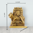 Raghavendra Swamy Idol - 2.5 x 2.25 Inches | Brass Statue/ Raghavendra Statue for Pooja - Retail Maharaj